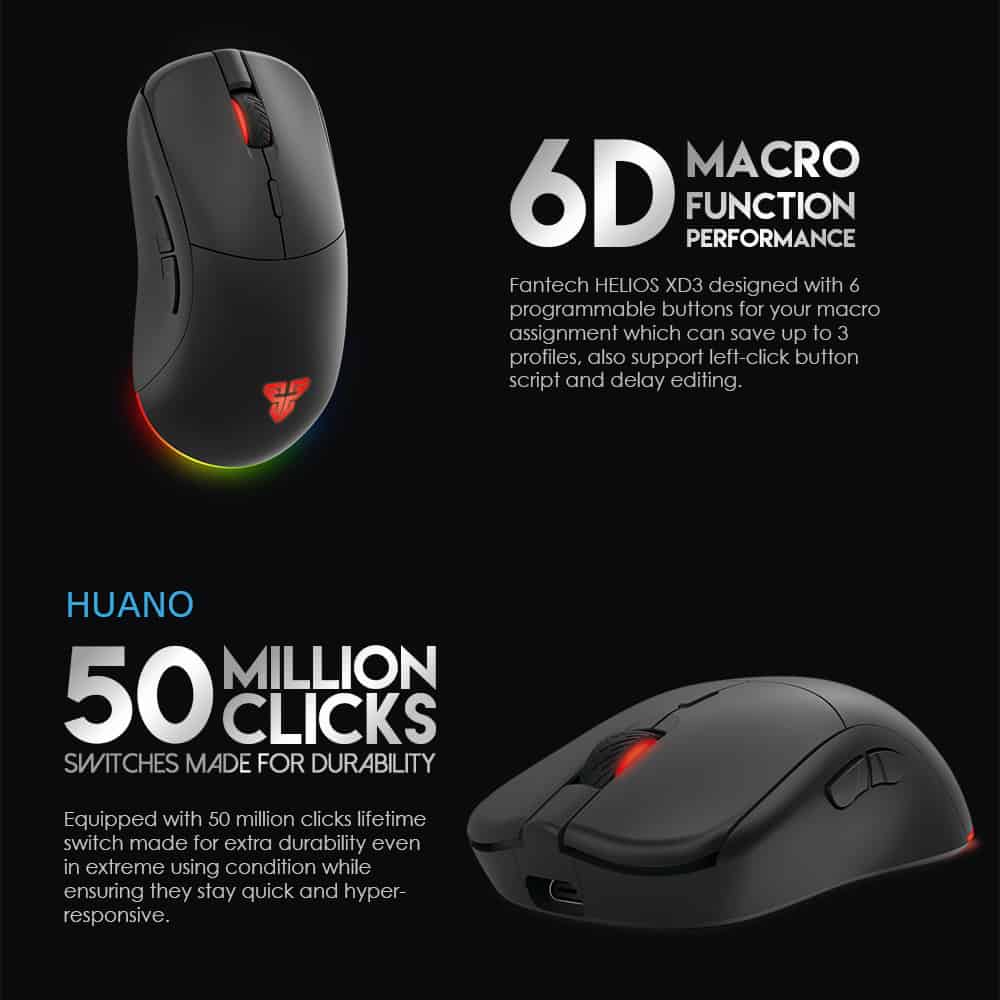 mouse fantech xd3